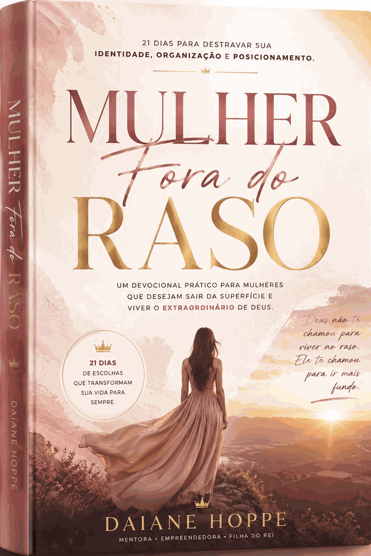 Capa do livro Mulher Fora do Raso, de Daiane Hoppe